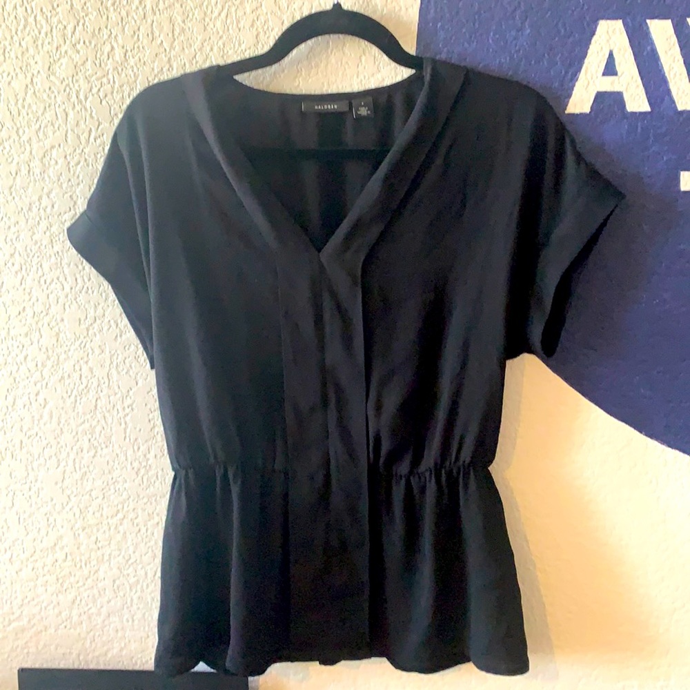 Halogen Black Blouse